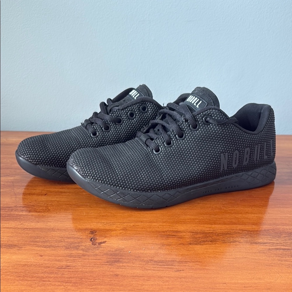 NOBULL Black Textured Trainers